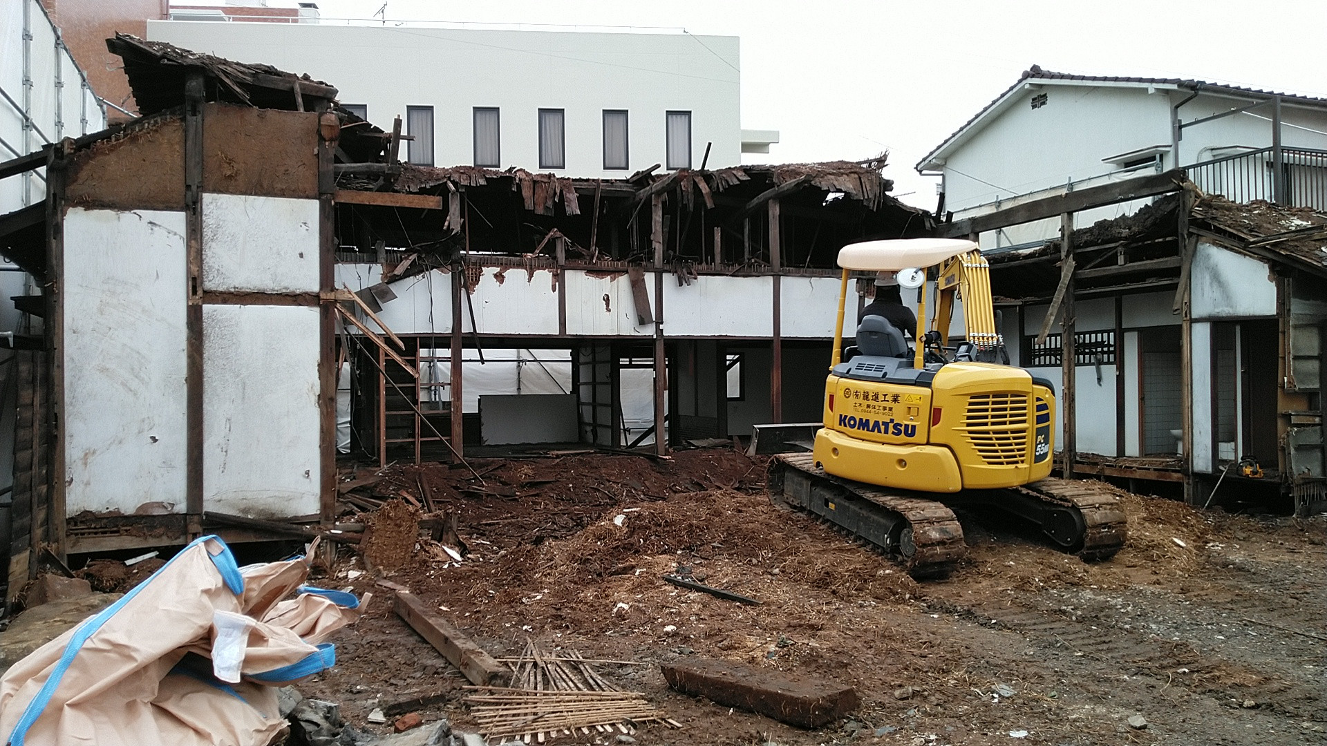 有限会社 龍進工業 工事風景