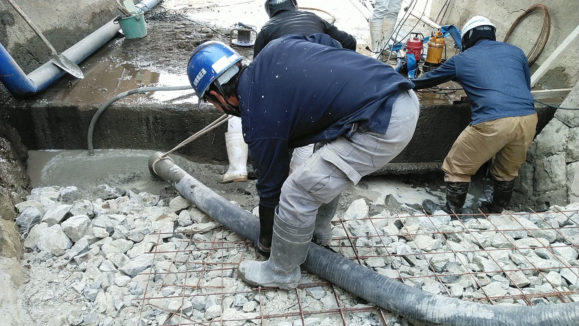 有限会社 龍進工業 工事風景